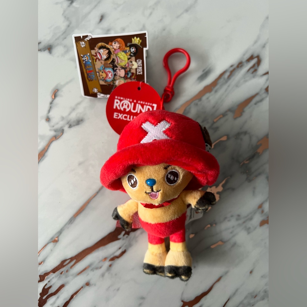 One Piece Supermini Chopperman Plush Keychain (RED) - Round1 Exclusive - NWT